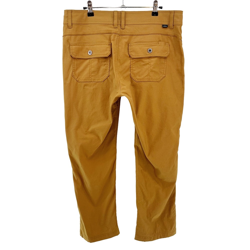 PRANA Nylon Straight Fit‎ Outdoor Hiking Pants • 14 short • camel, gorpcore - Picture 4 of 9